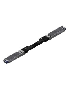 Nvidia MCP4Y10-N001 Cable de fibra óptica e InfiniBand 1 m OSFP Negro