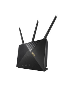 ASUS 4G-AX56 router inalámbrico Gigabit Ethernet Doble banda (2,4 GHz   5 GHz) Negro