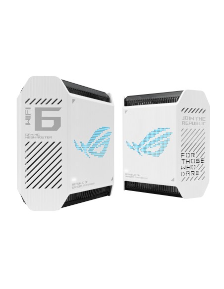 ASUS ROG Rapture GT6 (W-2-PK) Tribanda (2,4 GHz 5 GHz 5 GHz) Wi-Fi 6 (802.11ax) Blanco 4 Interno