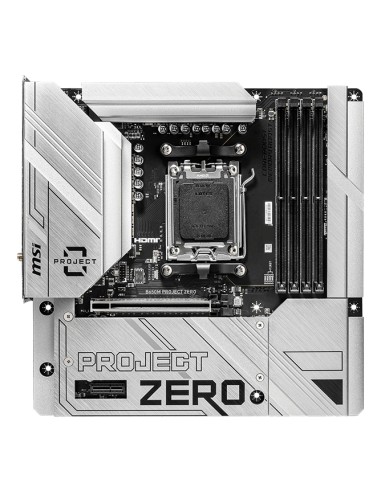 MSI B650M PROJECT ZERO placa base AMD B650 Zócalo AM5 micro ATX