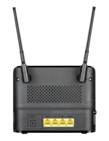 D-Link AC1200 router inalámbrico Gigabit Ethernet Doble banda (2,4 GHz   5 GHz) 4G Negro