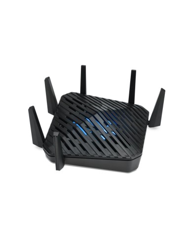 Acer Predator Connect W6 Wi Fi 6E router inalámbrico Gigabit Ethernet Tribanda (2.4 GHz   5 GHz   6 GHz) Negro