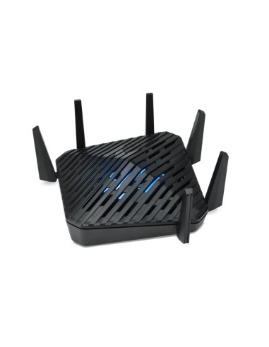 Acer Predator Connect W6 Wi Fi 6E router inalámbrico Gigabit Ethernet Tribanda (2.4 GHz   5 GHz   6 GHz) Negro