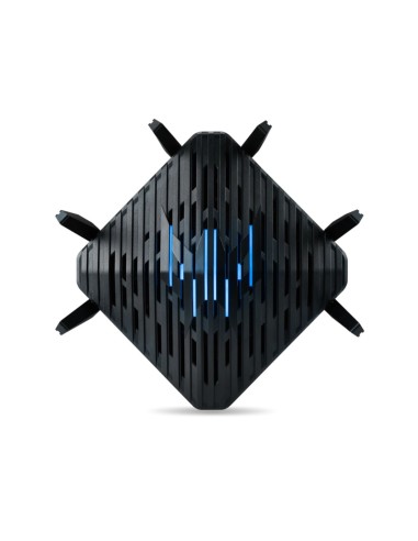 Acer Predator Connect W6 Wi Fi 6E router inalámbrico Gigabit Ethernet Tribanda (2.4 GHz   5 GHz   6 GHz) Negro