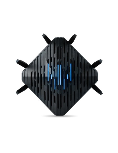 Acer Predator Connect W6 Wi Fi 6E router inalámbrico Gigabit Ethernet Tribanda (2.4 GHz   5 GHz   6 GHz) Negro