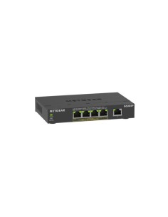 NETGEAR GS305Pv3 No administrado Gigabit Ethernet (10 100 1000) Energía sobre Ethernet (PoE) Negro