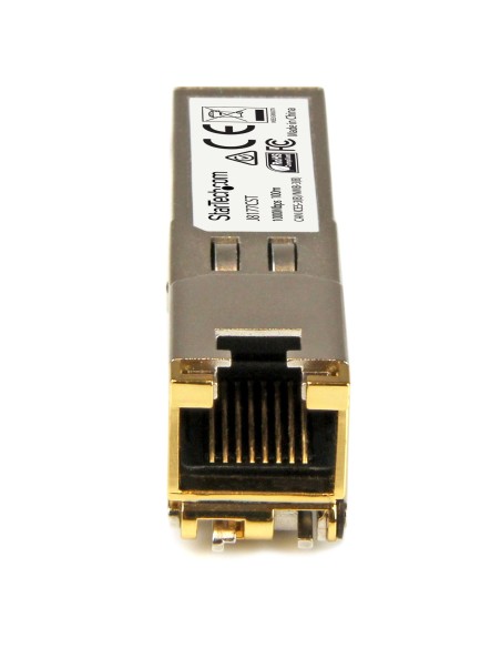 StarTech.com Módulo Transceptor SFP Compatible con el Modelo J8177C de HPE - 1000BASE-T - SFP a RJ45 Cat6   Cat5e - SFP