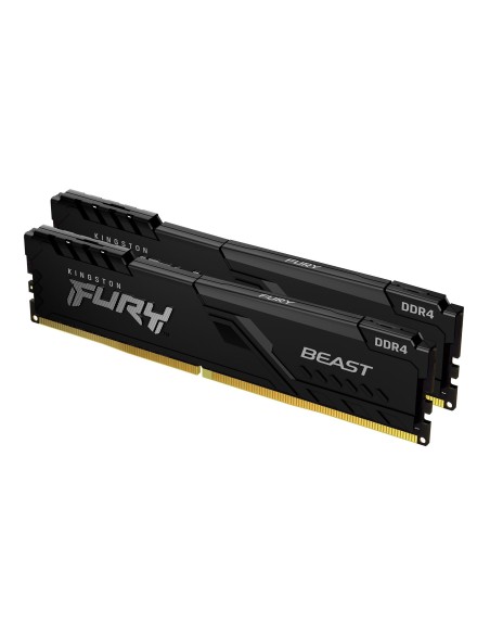 Kingston Technology FURY Beast 64GB 3600MT s DDR4 CL18 DIMM (Kit de 2) Black