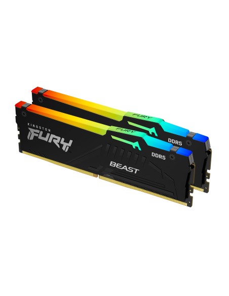 Kingston Technology FURY Beast 64GB 6000MT s DDR5 CL30 DIMM (Kit de 2) RGB XMP