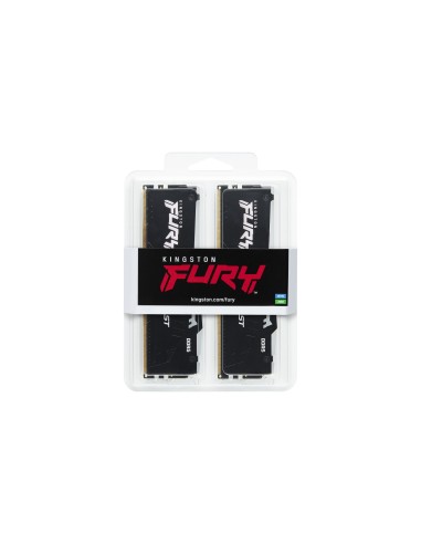 Kingston Technology FURY Beast 64GB 6000MT s DDR5 CL30 DIMM (Kit de 2) RGB XMP
