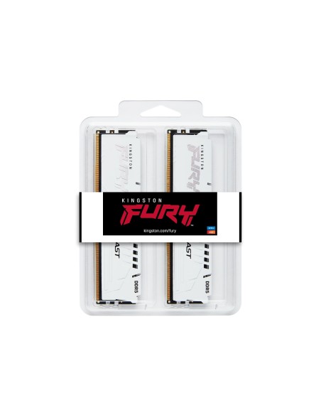 Kingston Technology FURY Beast 32GB 6000MT s DDR5 CL30 DIMM (Kit of 2) White EXPO