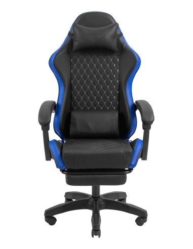 Mars Gaming MGC-X Silla para videojuegos de PC Asiento acolchado Negro, Azul