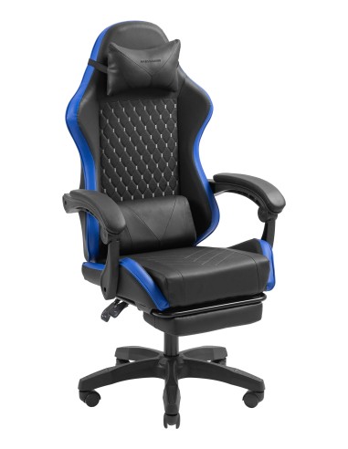 Mars Gaming MGC-X Silla para videojuegos de PC Asiento acolchado Negro, Azul