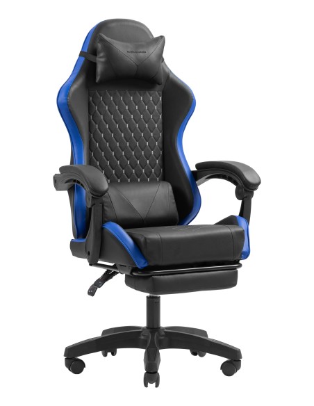 Mars Gaming MGC-X Silla para videojuegos de PC Asiento acolchado Negro, Azul