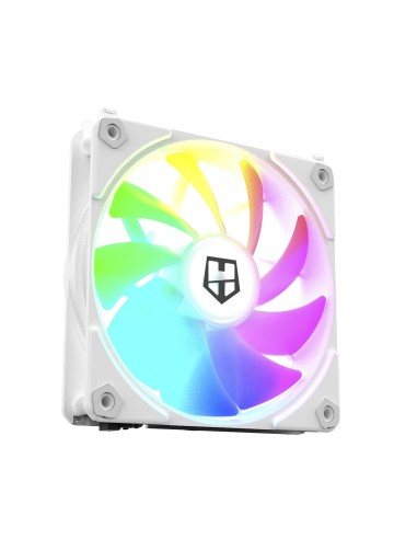 NOX Hummer NXHUMMERELINKWH sistema de refrigeración para ordenador Carcasa del ordenador Ventilador 12 cm Blanco 1 pieza(s)