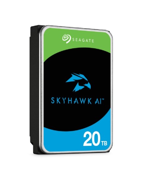 Seagate SkyHawk AI 20 TB disco duro interno 7200 RPM 256 MB 3.5" Serial ATA III