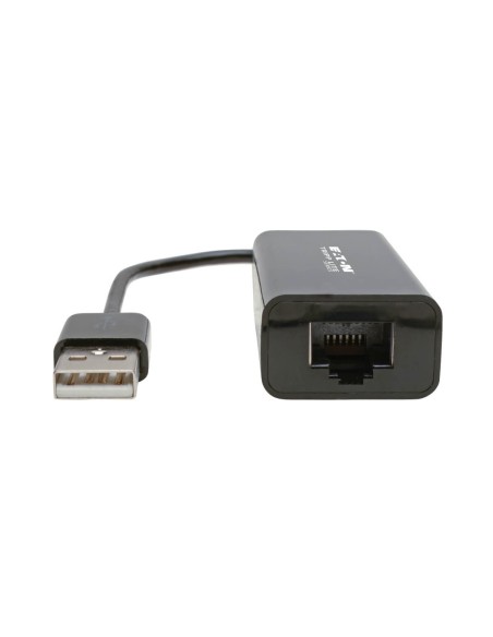 Tripp Lite U236-000-R Adaptador USB 2.0 Ethernet NIC - 10 100 Mbps, RJ45, Negro