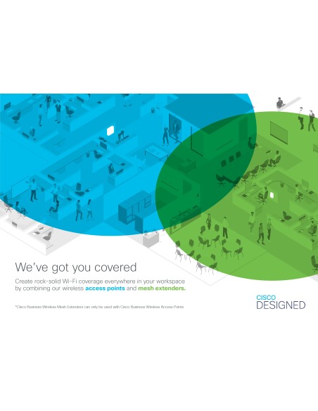 Cisco CBW140AC 867 Mbit s Blanco Energía sobre Ethernet (PoE)