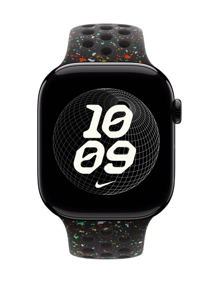 Apple MGC34ZM A Accesorios para dispositivos vestibles inteligentes Grupo de rock Negro Aluminio, Fluoroelastómero