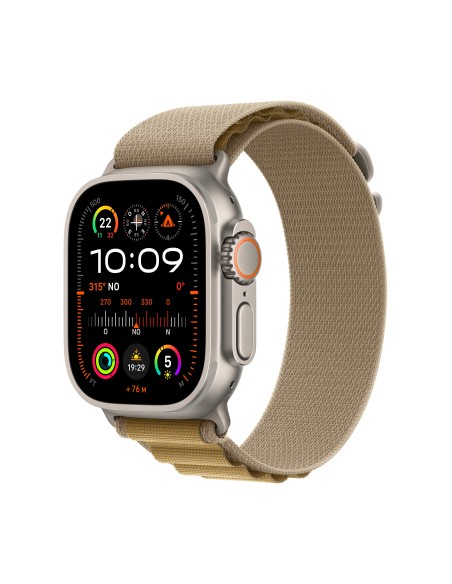 Apple Watch Ultra 2 OLED 49 mm Digital 410 x 502 Pixeles Pantalla táctil 4G Titanio Wifi GPS (satélite)