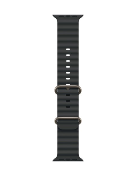 Apple MXTL3ZM A Accesorios para dispositivos vestibles inteligentes Grupo de rock Negro Fluoroelastómero, Titanio