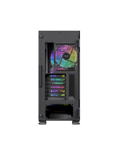 Nfortec NF-CS-KRATERX-B carcasa de ordenador Midi Tower Negro