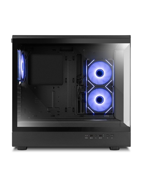 NOX Hummer NXHUMMERSIGNALBK carcasa de ordenador Midi Tower Negro