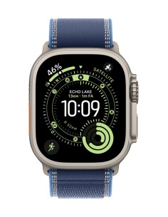 Apple MFT74ZM A Accesorios para dispositivos vestibles inteligentes Grupo de rock Azul Titanio, Poliéster, Spandex, Nylon