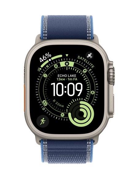 Apple MFT74ZM A Accesorios para dispositivos vestibles inteligentes Grupo de rock Azul Titanio, Poliéster, Spandex, Nylon