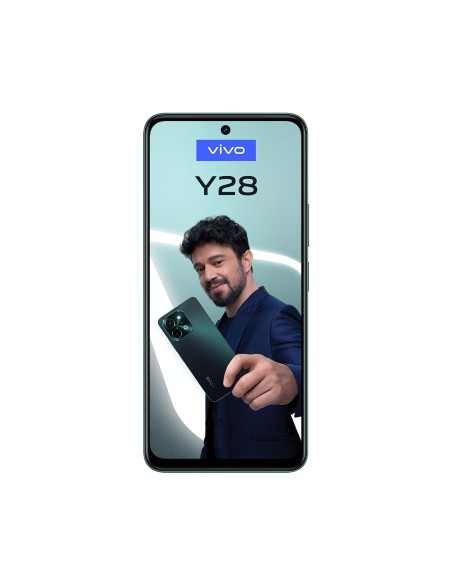 VIVO Y28 8+256 METALİK YEŞİL smartphones 17 cm (6.68") SIM doble Android 14 4G 8 GB 256 GB 6000 mAh Verde