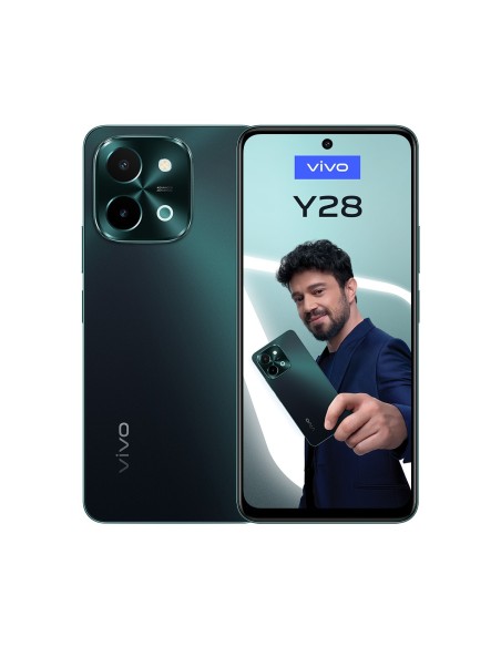 VIVO Y28 8+256 METALİK YEŞİL smartphones 17 cm (6.68") SIM doble Android 14 4G 8 GB 256 GB 6000 mAh Verde