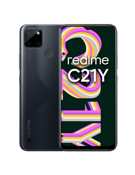 realme C21Y 16,5 cm (6.5") SIM doble Android 11 4G MicroUSB 4 GB 64 GB 5000 mAh Negro