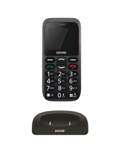Denver BAS-18300M teléfono móvil 4,5 cm (1.77") 70 g Negro Teléfono para personas mayores 2