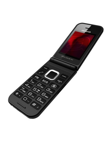 Aiwa FP-24BK teléfono móvil 6,1 cm (2.4") 91,7 g Negro Característica del teléfono