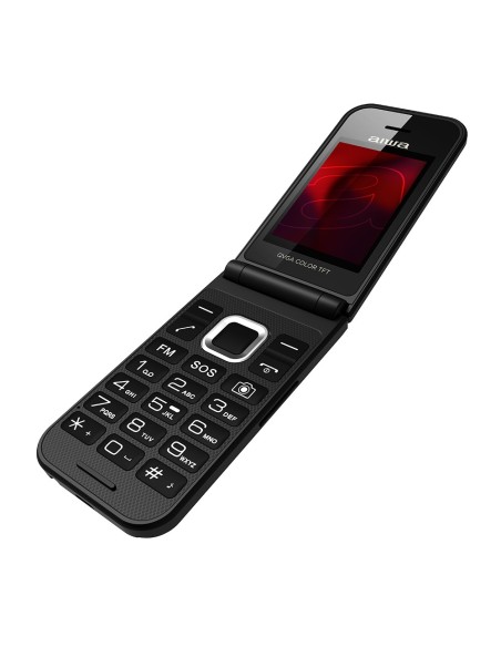 Aiwa FP-24BK teléfono móvil 6,1 cm (2.4") 91,7 g Negro Característica del teléfono