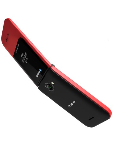 Aiwa FP-24RD teléfono móvil 6,1 cm (2.4") 91,7 g Negro, Rojo Característica del teléfono