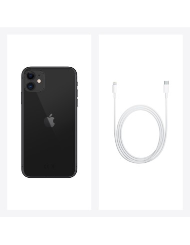 Apple iPhone 11 15,5 cm (6.1") SIM doble iOS 14 4G 128 GB Negro