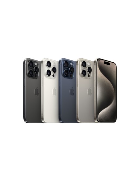 Apple iPhone 15 Pro 15,5 cm (6.1") SIM doble iOS 17 5G USB Tipo C 128 GB Titanio, Negro