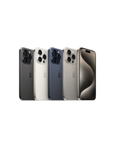 Apple iPhone 15 Pro 15,5 cm (6.1") SIM doble iOS 17 5G USB Tipo C 512 GB Titanio, Negro