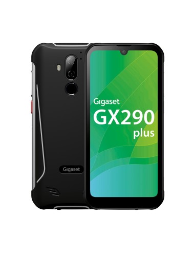 Gigaset GX290 plus 15,5 cm (6.1") Ranura híbrida Dual SIM Android 10 4G USB Tipo C 4 GB 64 GB 6200 mAh Negro, Plata