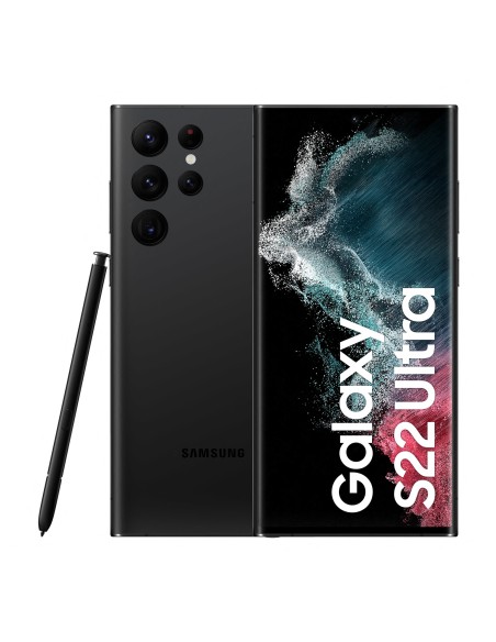Samsung Galaxy S22 Ultra SM-S908B 17,3 cm (6.8") SIM doble Android 12 5G USB Tipo C 8 GB 128 GB 5000 mAh Negro