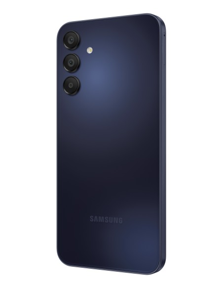 Samsung Galaxy A15 16,5 cm (6.5") Ranura híbrida Dual SIM Android 14 4G USB Tipo C 4 GB 128 GB 5000 mAh Negro, Azul