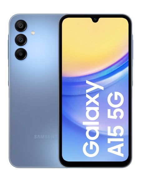 Samsung Galaxy SM-A156B 16,5 cm (6.5") Ranura híbrida Dual SIM Android 14 5G USB Tipo C 4 GB 128 GB 5000 mAh Azul