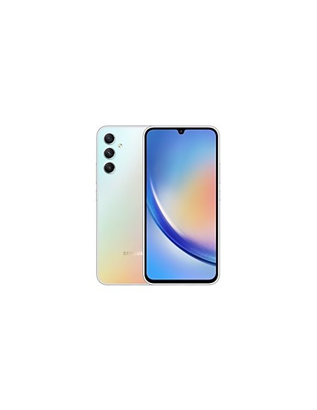 Samsung Galaxy A34 5G 16,8 cm (6.6") Ranura híbrida Dual SIM USB Tipo C 6 GB 128 GB 5000 mAh Plata