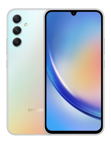 Samsung Galaxy A34 5G 16,8 cm (6.6") Ranura híbrida Dual SIM USB Tipo C 8 GB 256 GB 5000 mAh Plata