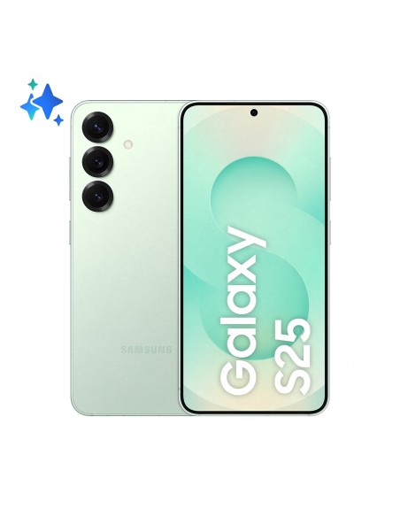 Samsung Galaxy S25 15,8 cm (6.2") SIM doble Android 15 5G USB Tipo C 12 GB 256 GB 4000 mAh Color menta