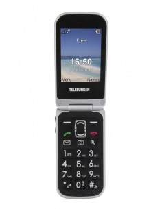 Telefunken Cosi TM200BE Black 6,6 cm (2.6") 97 g Negro Teléfono para personas mayores