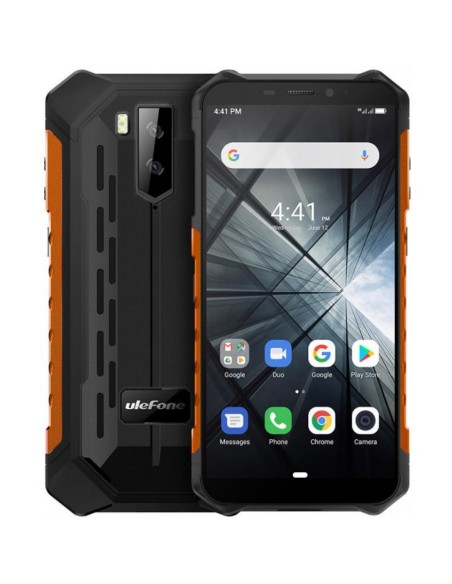 Ulefone Armor X5 14 cm (5.5") SIM doble Android 9.0 4G MicroUSB 3 GB 32 GB 5000 mAh Negro, Naranja