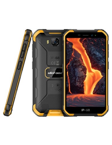 Ulefone Armor X6 Pro 12,7 cm (5") SIM doble Android 12 4G MicroUSB 3 GB 32 GB 4000 mAh Negro, Naranja
