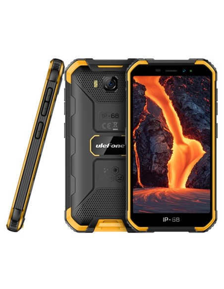 Ulefone Armor X6 Pro 12,7 cm (5") SIM doble Android 12 4G MicroUSB 3 GB 32 GB 4000 mAh Negro, Naranja
